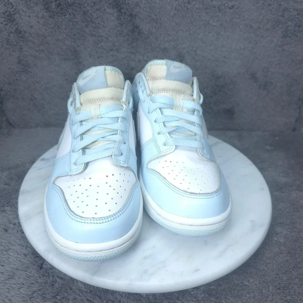 Nike Dunk Low Shoes Youth Size 6.5Y Blue White Sneakers Low Top FB9109-105